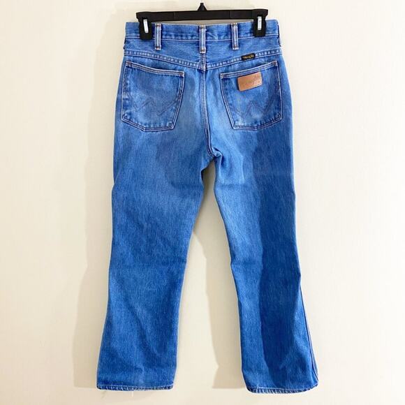 Vintage Wrangler Light Blue “No Fault” Jeans Women's Size 2/4 Boot Cut Mid Rise - Picture 5 of 10